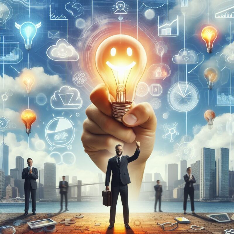 How can a positive attitude contribute to the success of a business?