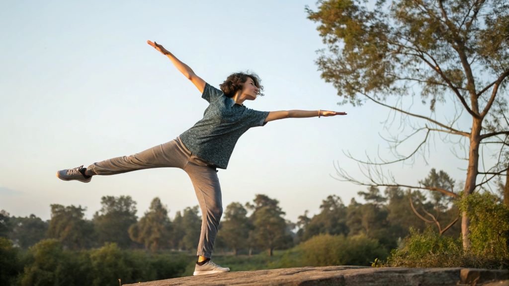 Functional dynamic standing balance activities