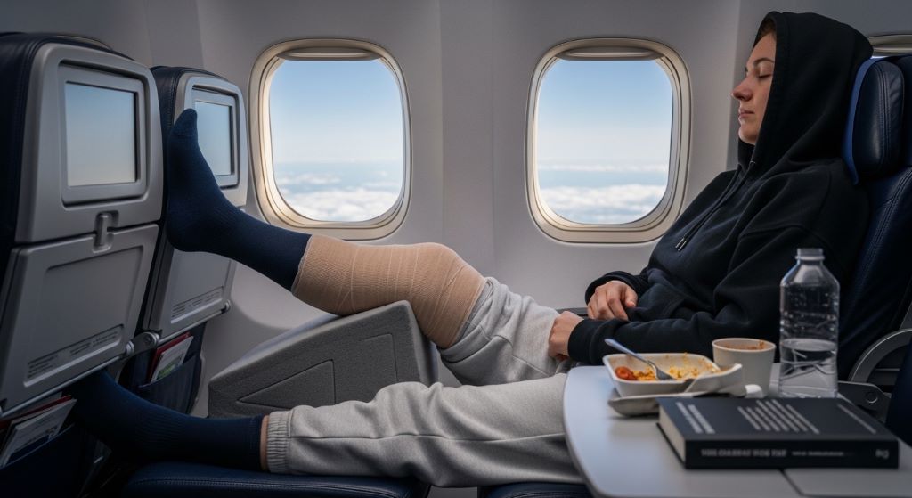 How to Use a Wedge Pillow for Knee Surgery Recovery While Traveling
