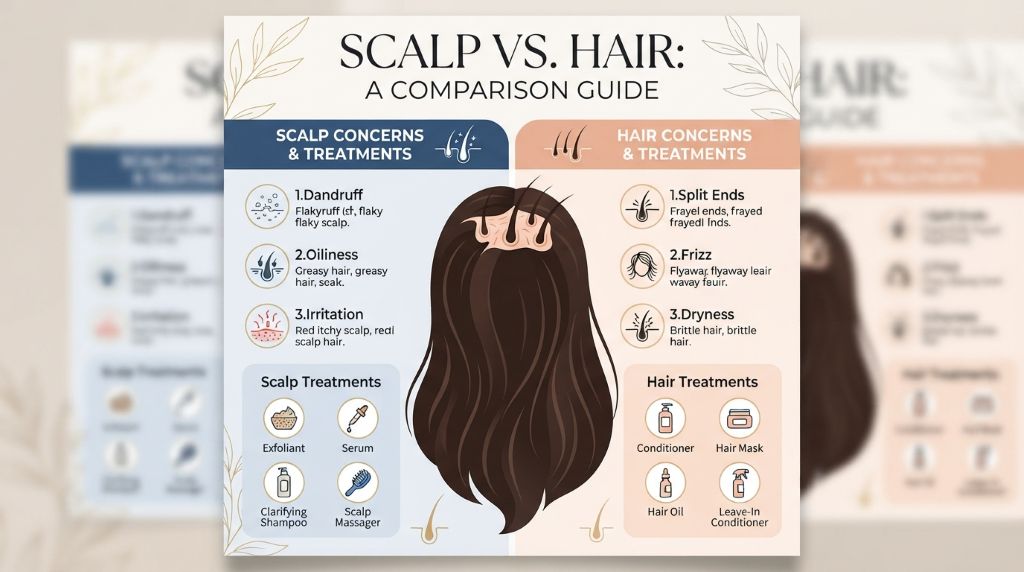 Understanding scalp and hair care differences